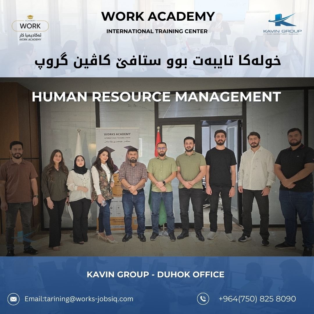 Human Resources Management for Kavin Group Team